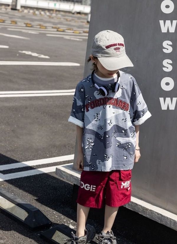 Grey Printed Tee