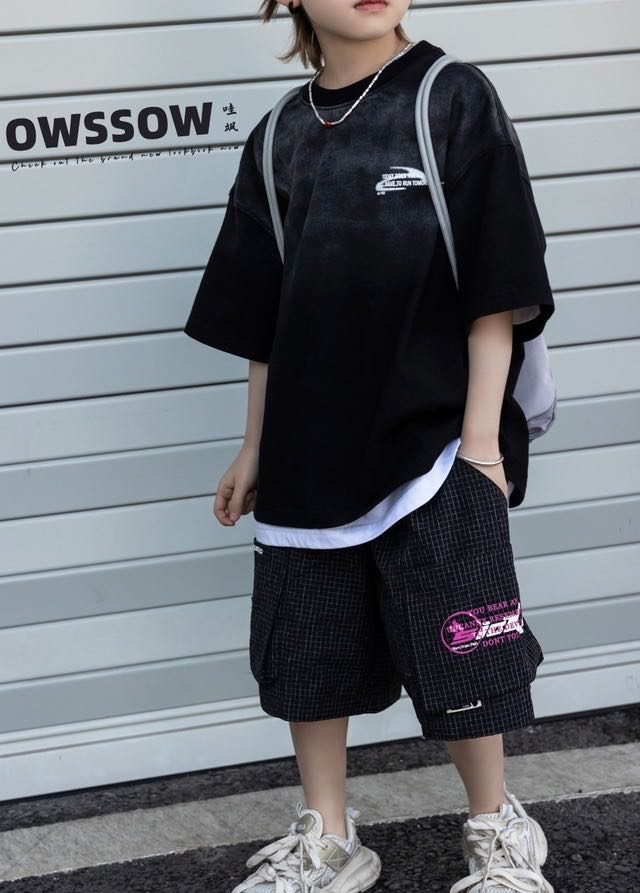Black Washed Graphic Tee