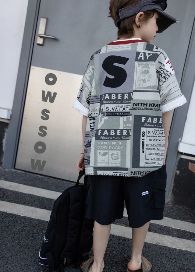 Black Cargo Shorts, Black, kids, photo 3 of 6