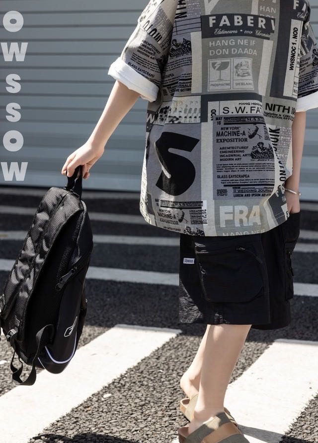 Black Cargo Shorts, Black, kids, photo 4 of 6