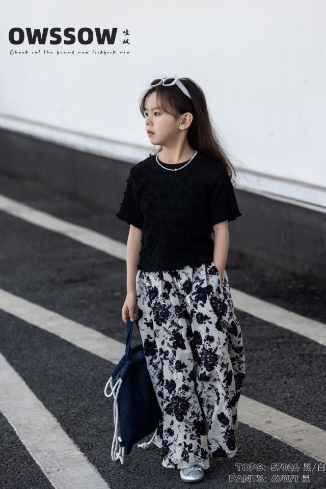 Floral Wide-Leg Culottes