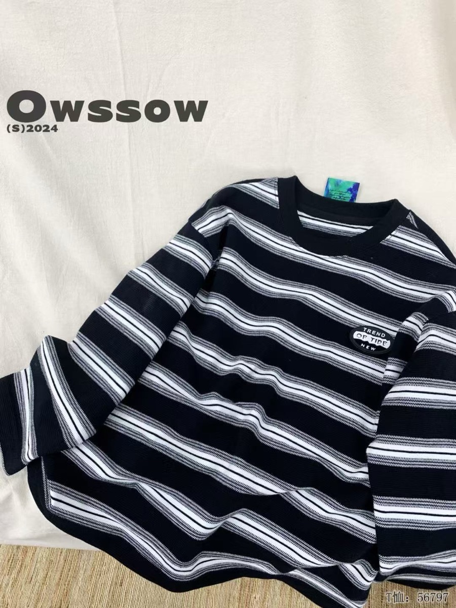 Wide Stripe Sweatshirt
