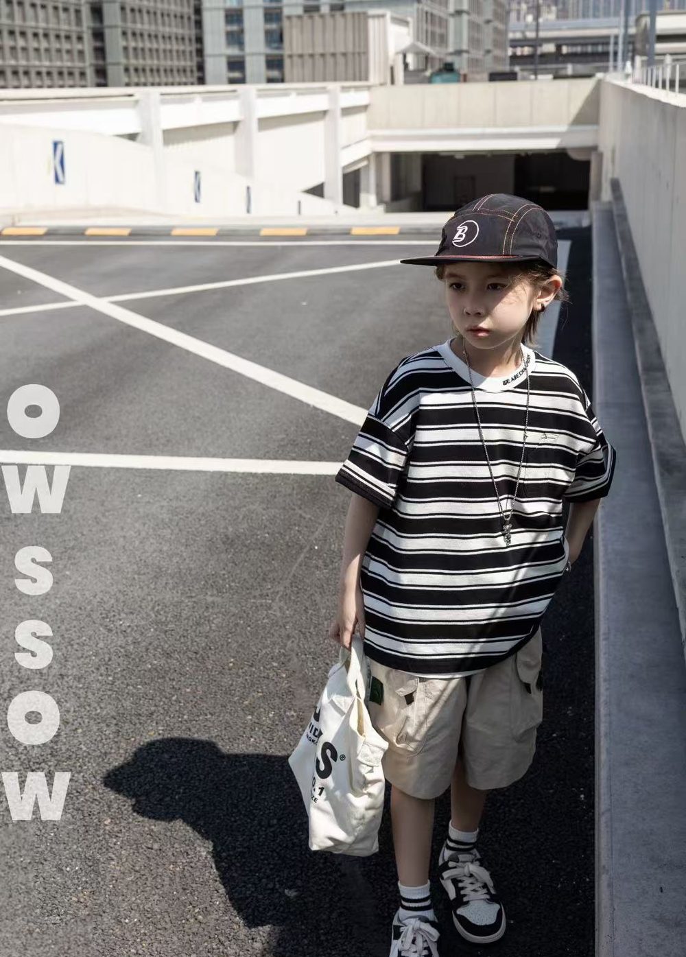 Stone Cargo Shorts, Stone, kids, photo 3 of 6