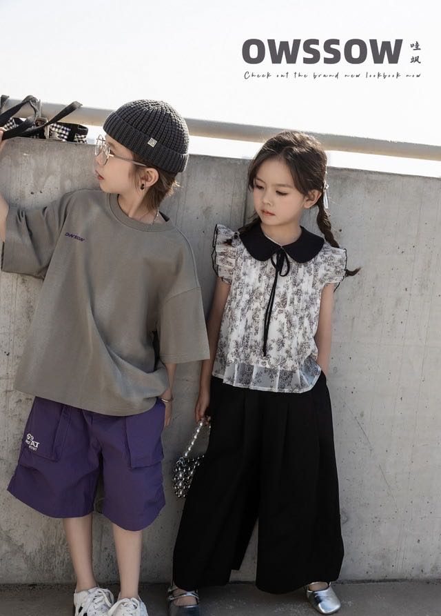 Olive Grey Tee with Back Print, Olive grey, kids, photo 5 of 6