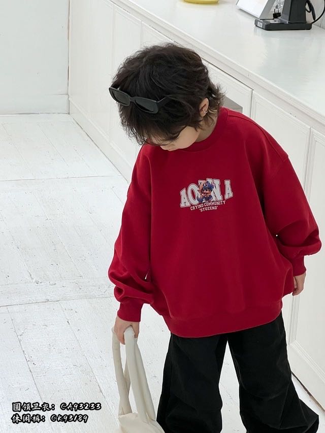 Red Dragon Graphic Sweatshirt, Red, kids, photo 3 of 5