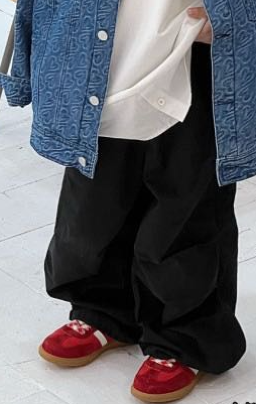 Wide-Leg Parachute Pants