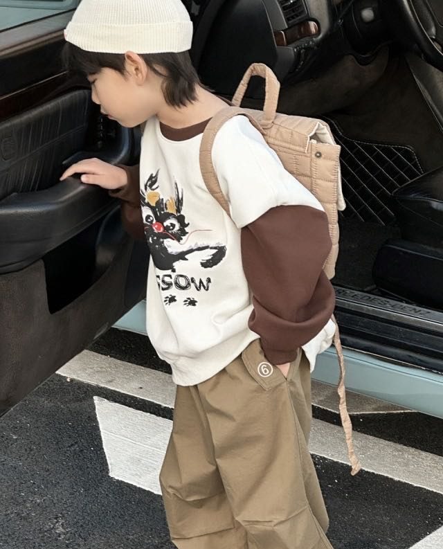 Wide-Leg Parachute Pants, Black or Khaki, kids, photo 8 of 11