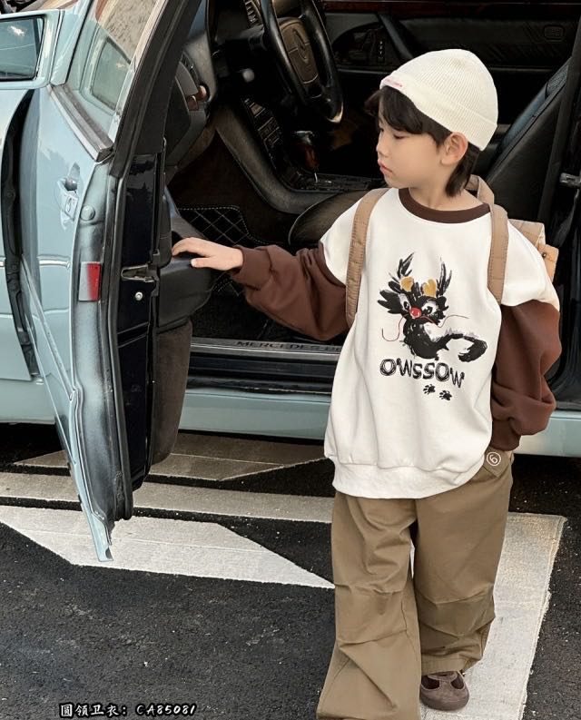 Wide-Leg Parachute Pants, Black or Khaki, kids, photo 9 of 11