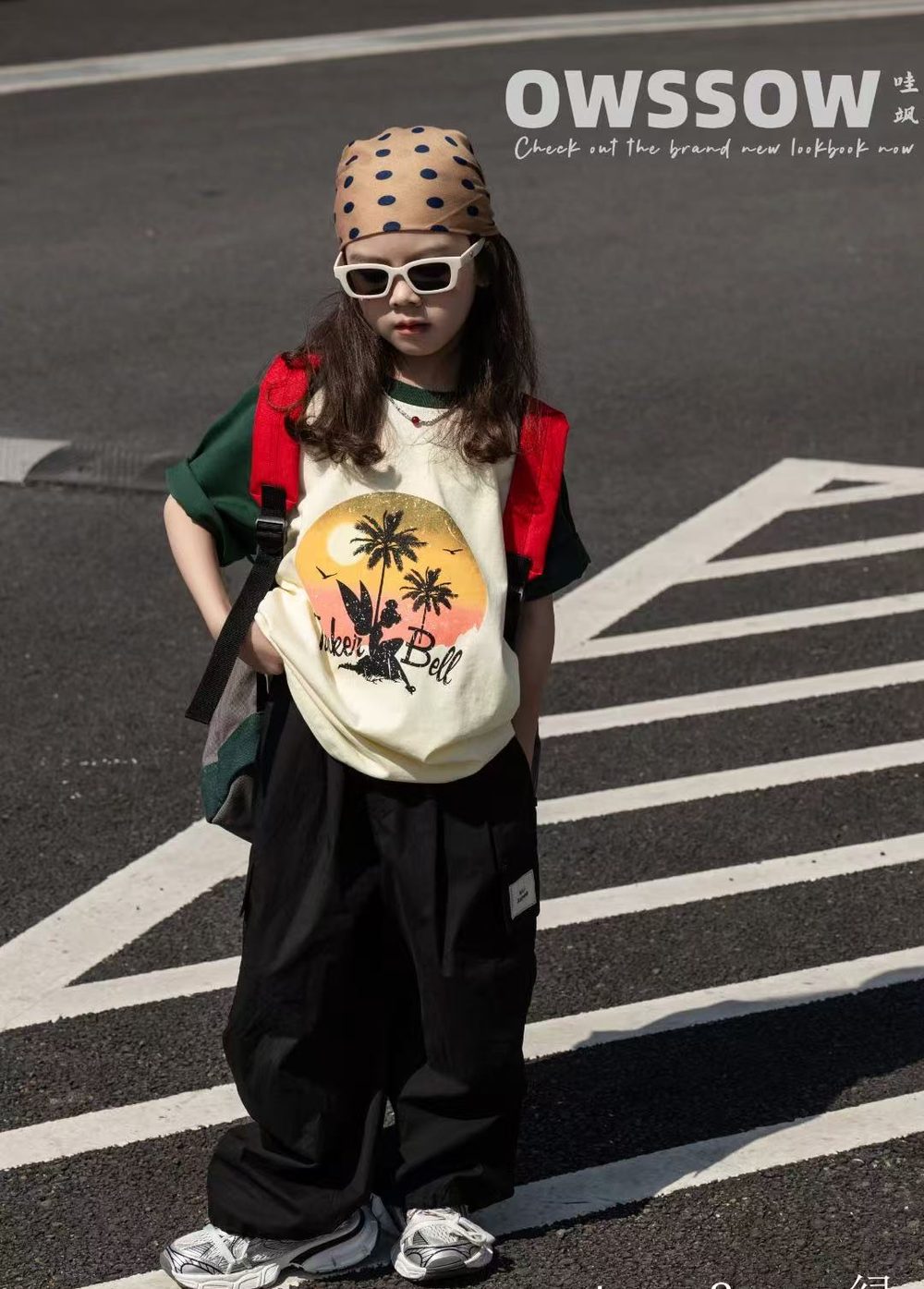 Black Parachute Cargo Pants, Black, kids, photo 9 of 10