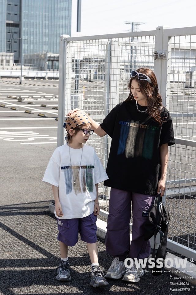 Brushstroke Graphic Tee, White or Black, kids, photo 3 of 5