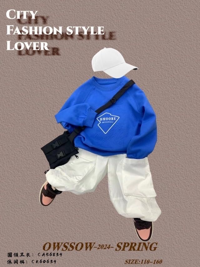 Cream Cargo Pants, Cream, kids, photo 5 of 5