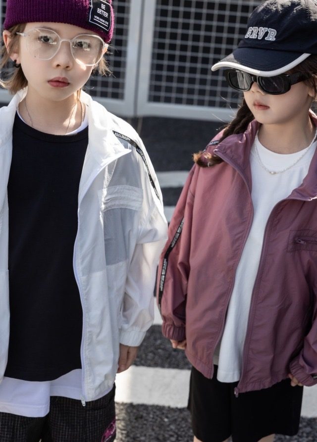 Lightweight Zip-Up Jacket, White or Mauve, kids, photo 8 of 9