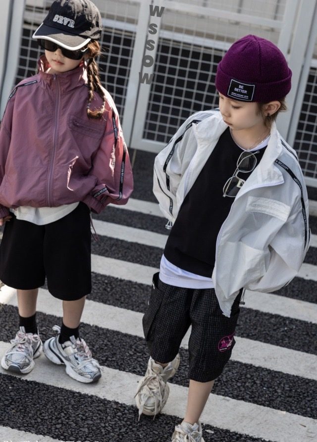 Lightweight Zip-Up Jacket, White or Mauve, kids, photo 9 of 9