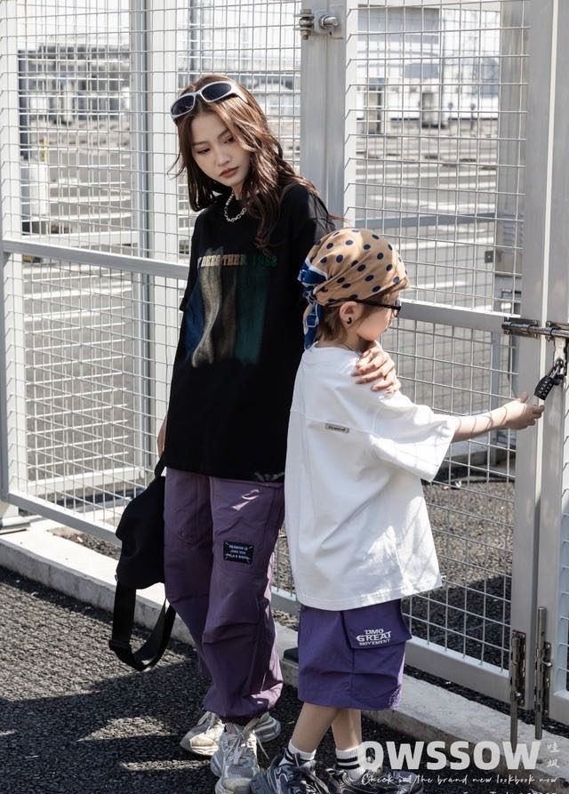 Purple Cargo Joggers, Purple, kids, photo 6 of 8