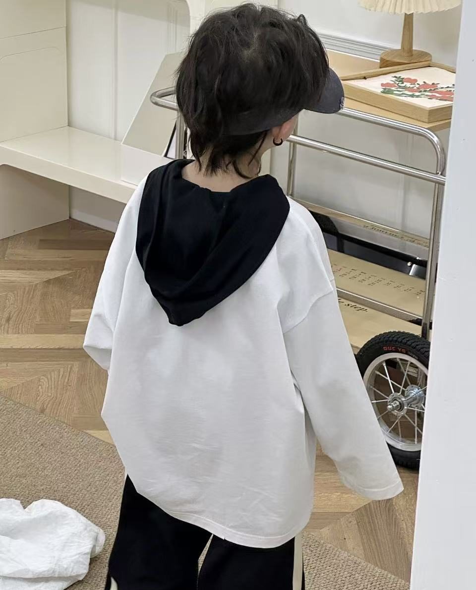 White Oversized Sweatshirt, White, kids, photo 5 of 10