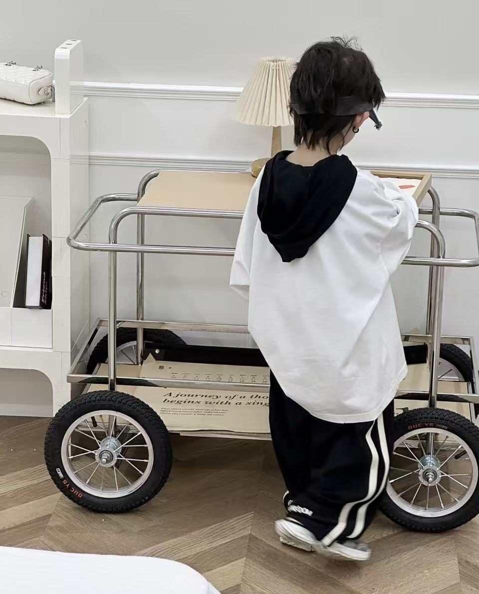 White Oversized Sweatshirt, White, kids, photo 7 of 10