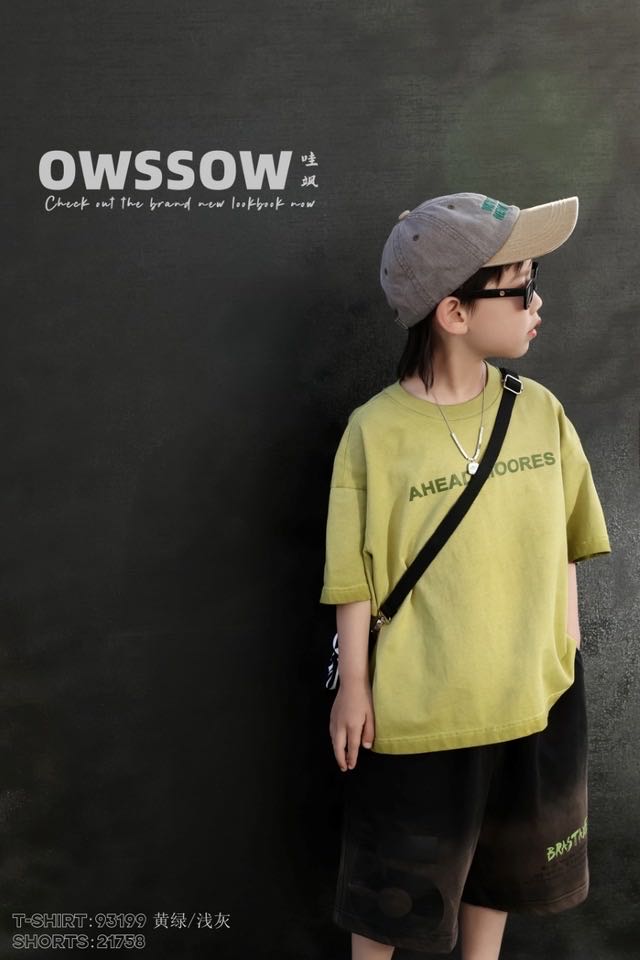 Lime Green Tee, Lime green, kids, photo 3 of 4